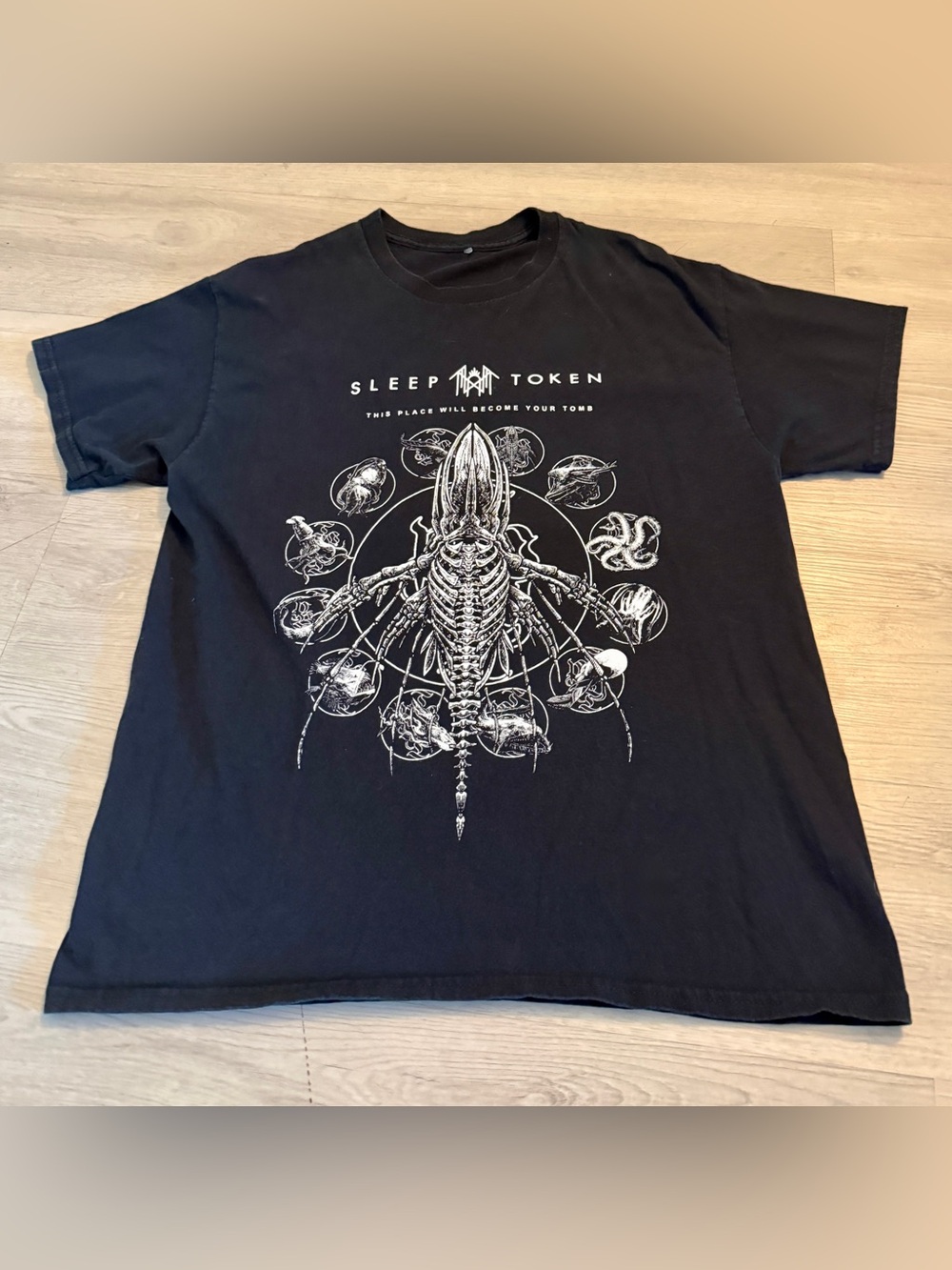 Sleep Token This Place Will Become Your Tomb Whale t-shirt Sz M/L Read Notes